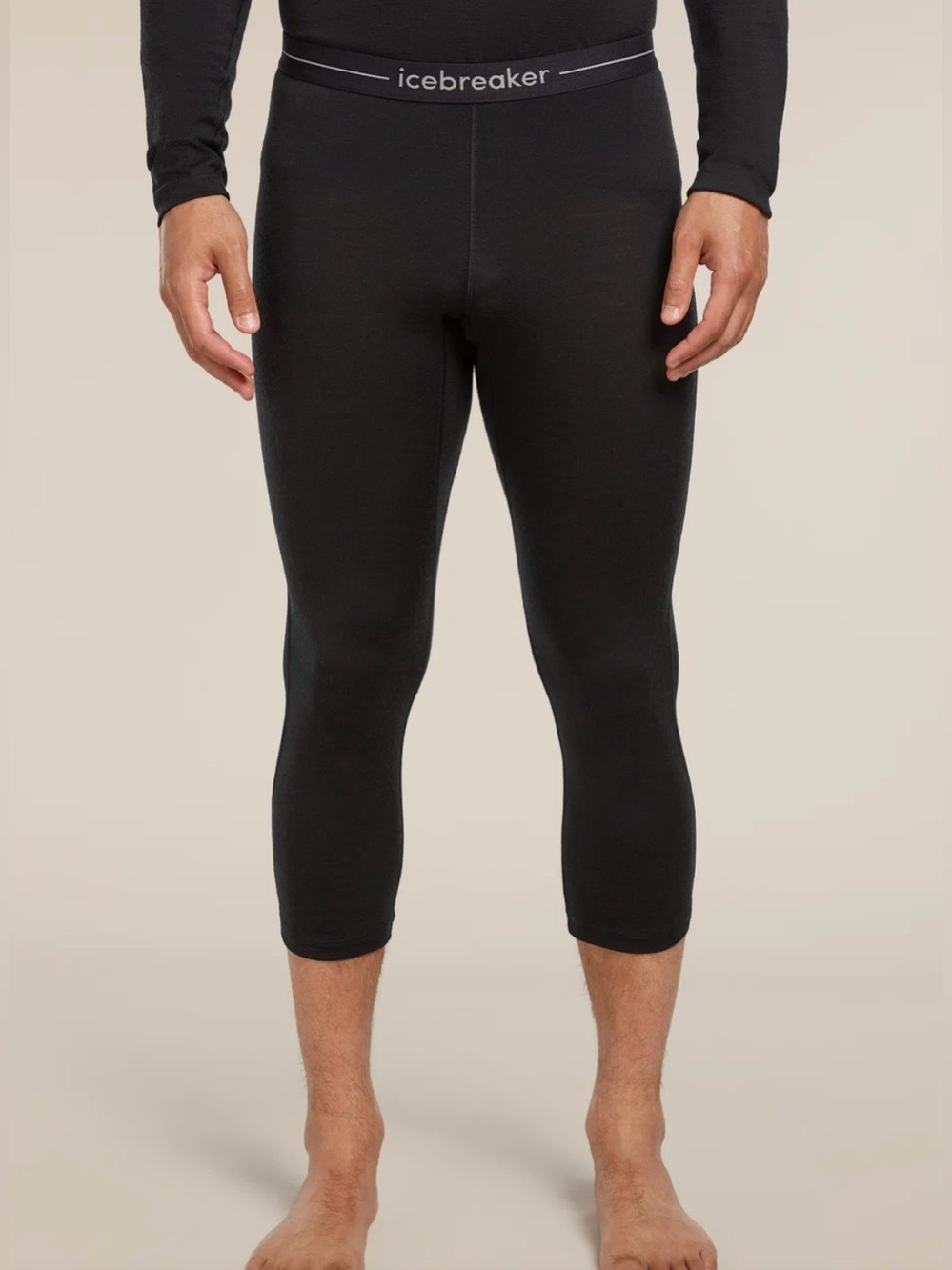 Icebreaker Men's Merino 200 Oasis 3/4 Thermal Leggings - Sz L